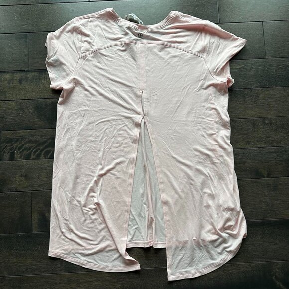 Lululemon Open Back tie Tee - Picture 2 of 2